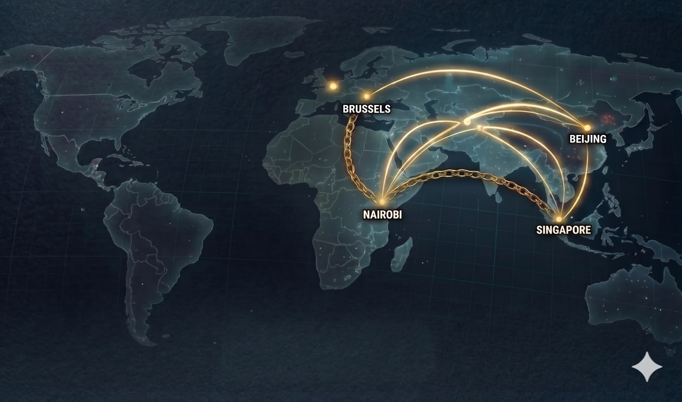 Geopolitical Connection Map